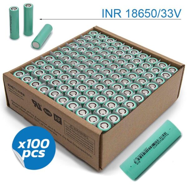 Célula 18650 3,1A/h 3C [EVE] - 100 unidades