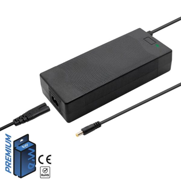 Carregador premium 48V (saída 54,6v) 2A DC conector 5,5x2,1mm