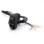 Painel de botões BSK321 com indicadores, luz e buzina com conector SM 1,5M Trotinete Eletrica