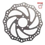 Disco de Travão R6 160mm 6H prata - 48mm
