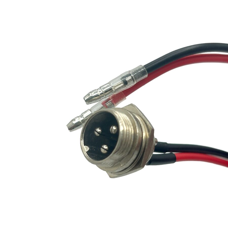 Conector Bullet da porta carregamento GX16 (inclui tampa  conector)